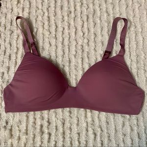 VS lightly lined wireless tshirt bra- 36C mauve
